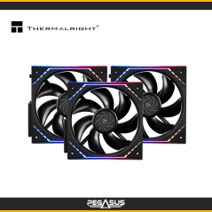 KIT DE FANES THERMALRIGHT TL-M12Q X3 BLACK 120MM INFINITY MIRROR ARGB EASY CONNECT FAN