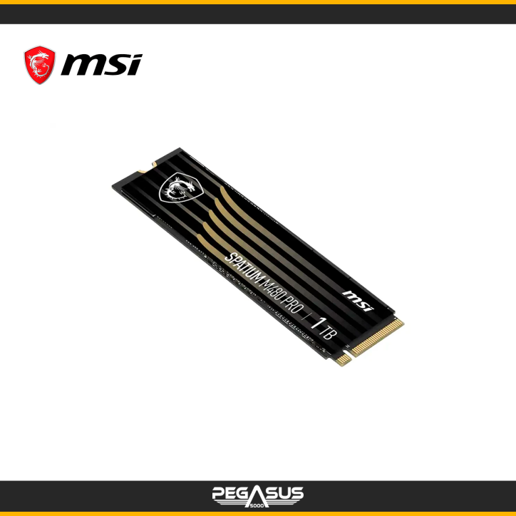UNIDAD DE ESTADO SOLIDO MSI SPATIUM M480 PRO 1TB PCLE 4.0 NVME M.2 UNIDAD DE ESTADO SOLIDO MSI SPATIUM M480 PRO 1TB PCLE 4.0 NVME M.2