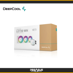 REFRIGERACION LIQUIDA DEEPCOOL LE720 WH WHITE ARGB COMPATIBLE AMD AM5/AM4 - INTEL LGA1851/1700/1200 (PN: R-LE720-WHAMMN-G-1)