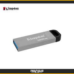 MEMORIA USB KINGSTON DATATRAVELER KYSON 128GB USB 3.2 GEN 1 (TIPO A) COLOR SILVER