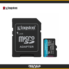 TARJETA DE MEMORIA KINGSTON MICRO SD SDCG4 512GB Canvas Go! Plus